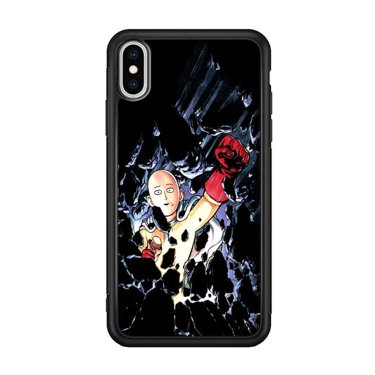 One Punch Man Smile On iPhone XS Case