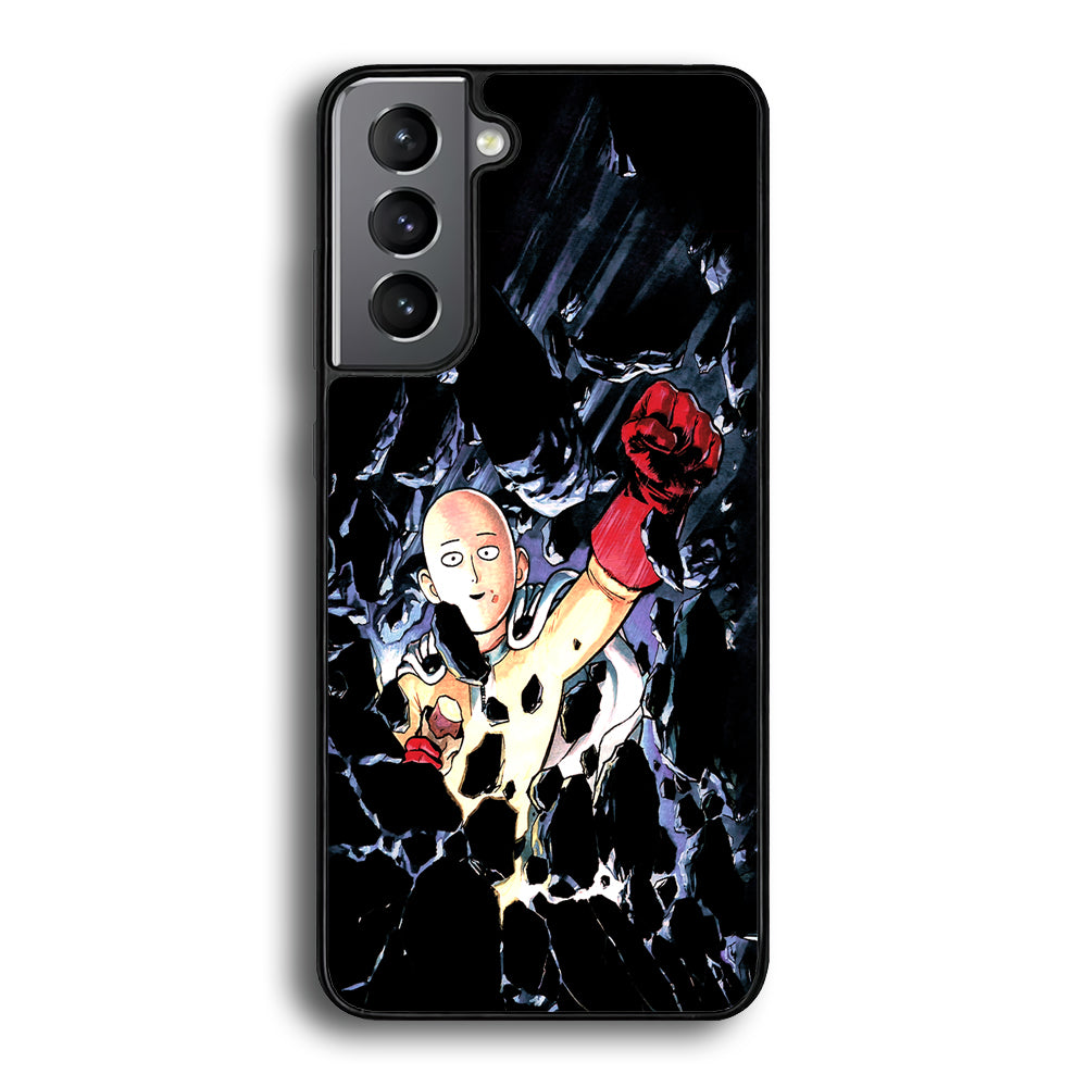 One Punch Man Smile On Samsung Galaxy S21 Plus Case - Carneyforia