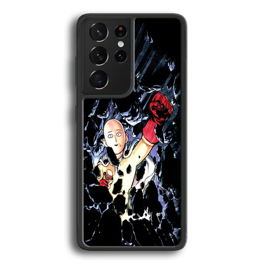 One Punch Man Smile On Samsung Galaxy S21 Ultra Case