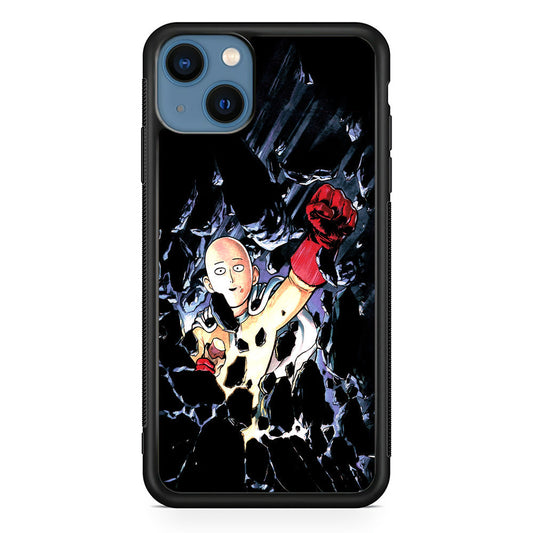 One Punch Man Smile On iPhone 14 Plus Case - Carneyforia