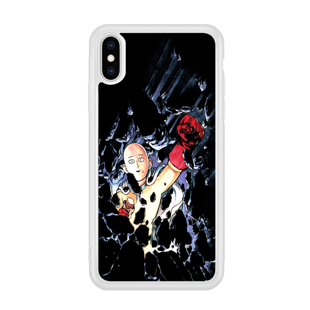 One Punch Man Smile On iPhone XS Case