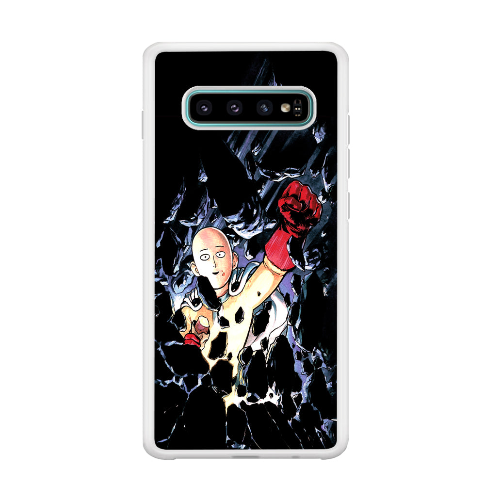 One Punch Man Smile On Samsung Galaxy S10 Case