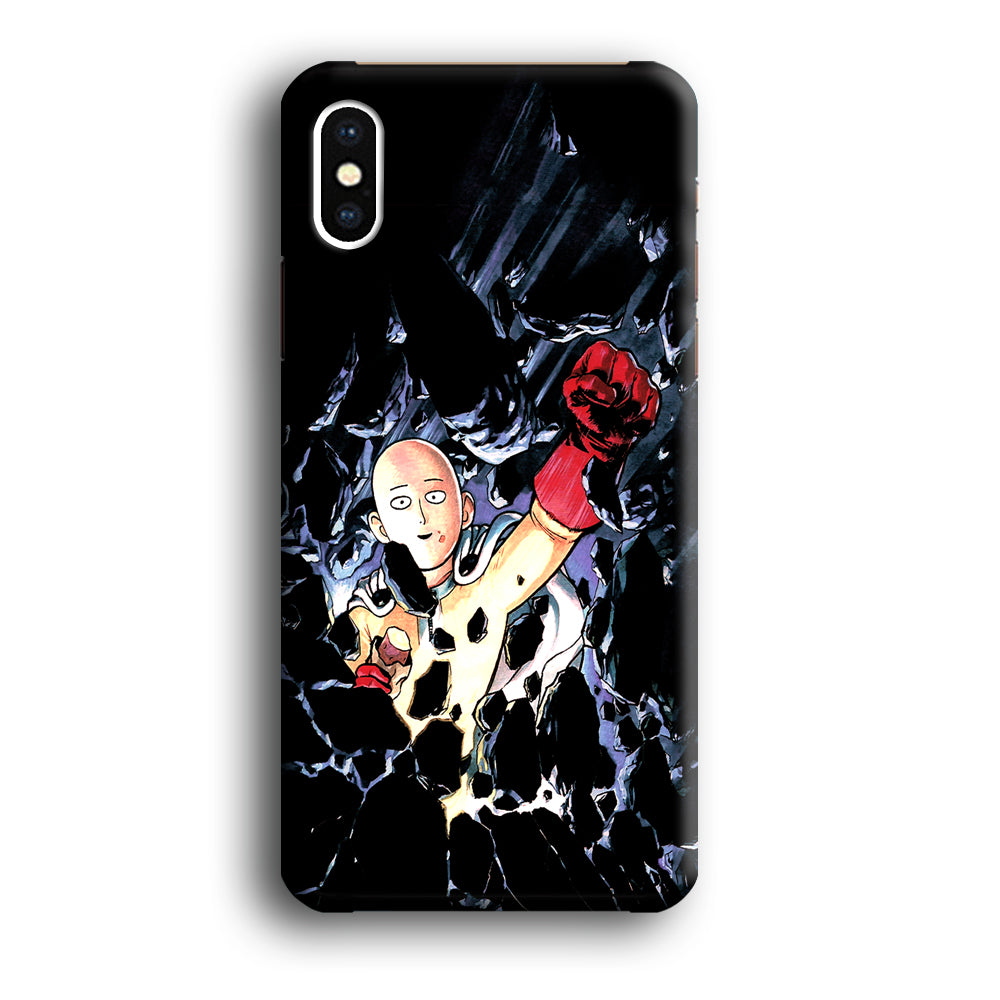 One Punch Man Smile On iPhone XS Case