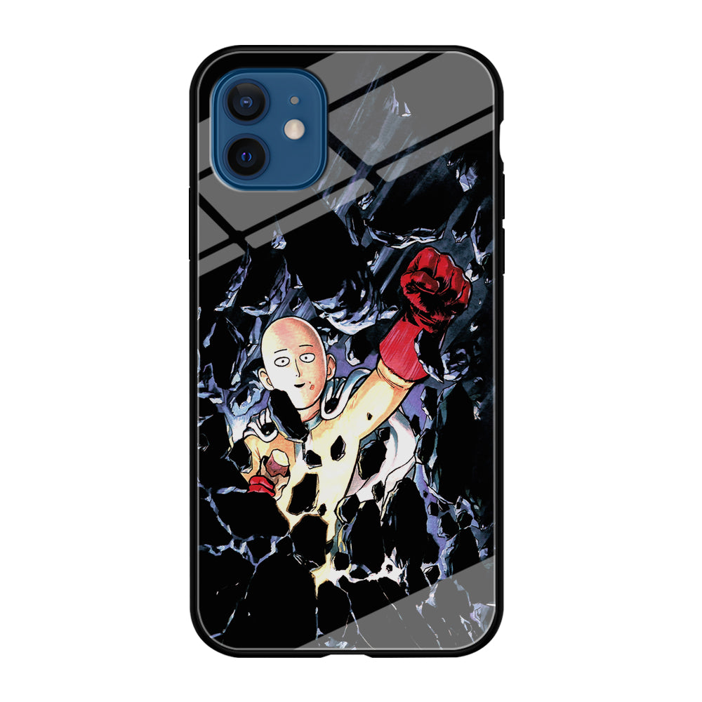 One Punch Man Smile On iPhone 12 Case