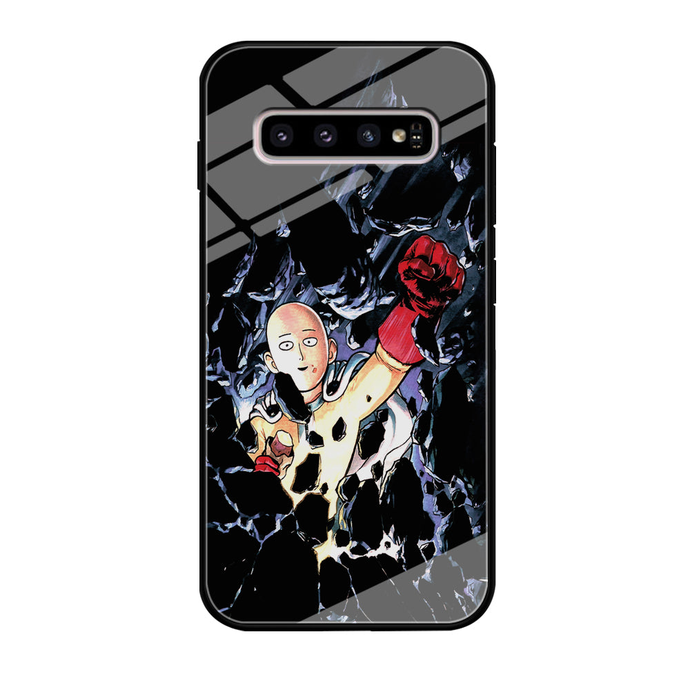 One Punch Man Smile On Samsung Galaxy S10 Case