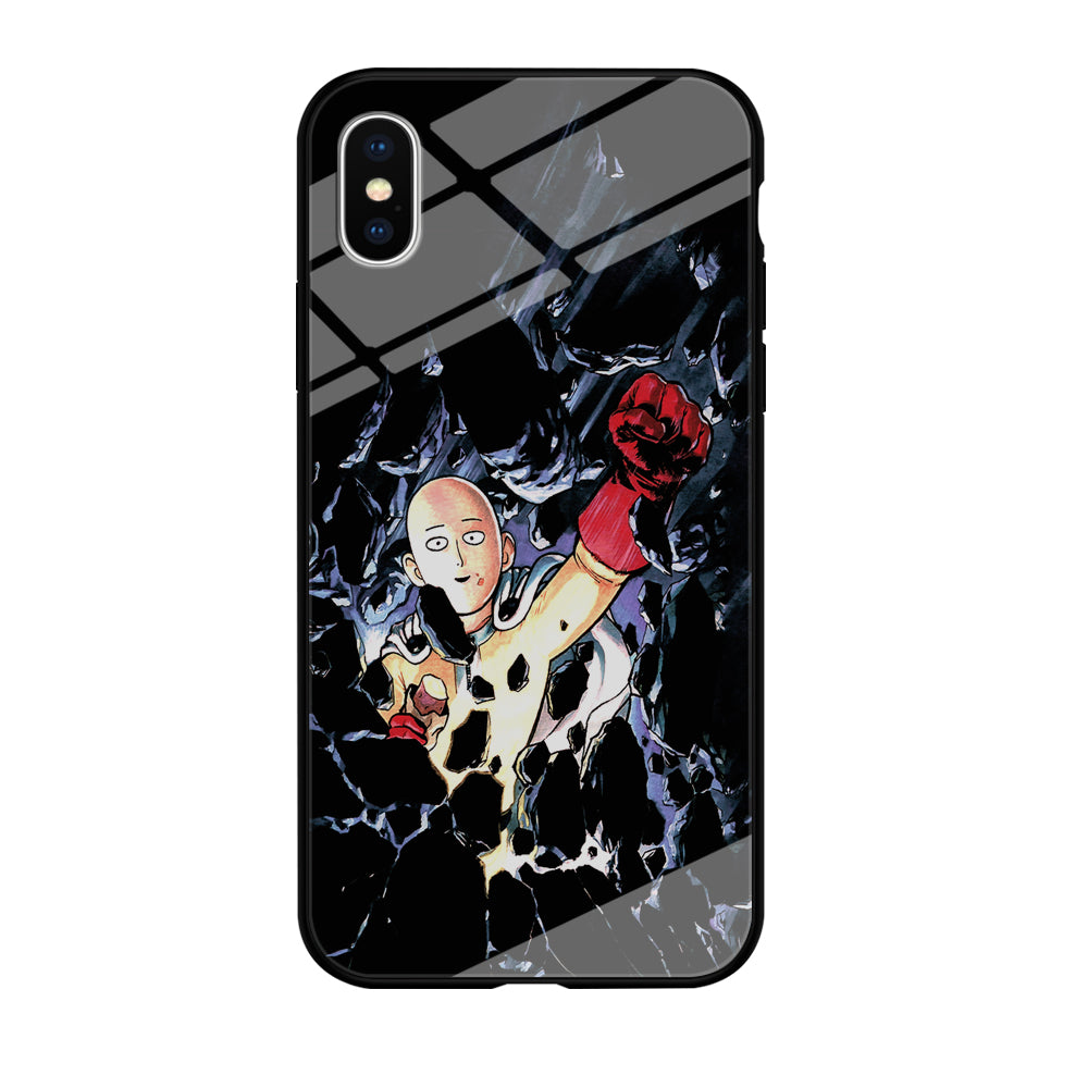 One Punch Man Smile On iPhone XS Case