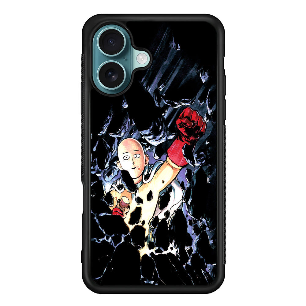 One Punch Man Smile On iPhone 16 Case