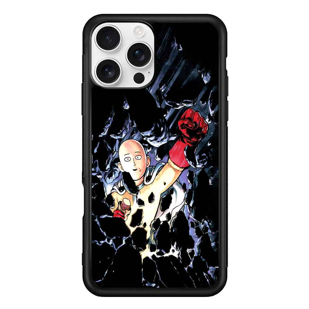 One Punch Man Smile On iPhone 16 Pro Case