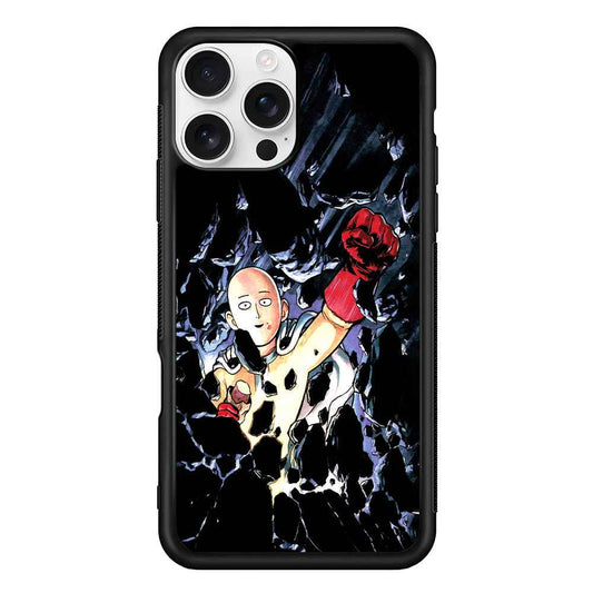 One Punch Man Smile On iPhone 16 Pro Max Case