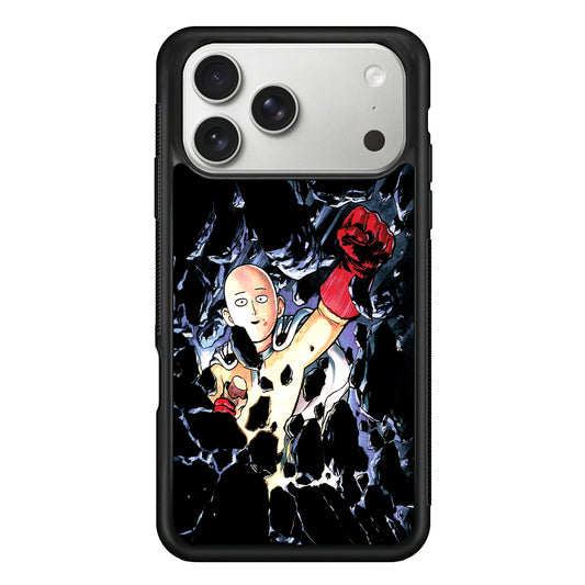 One Punch Man Smile On iPhone 17 Pro Case