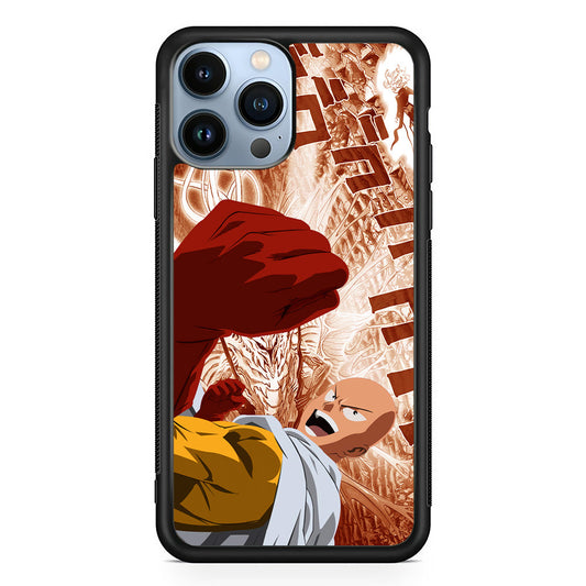 One Punch Man Spirit Shout iPhone 15 Pro Case - Carneyforia