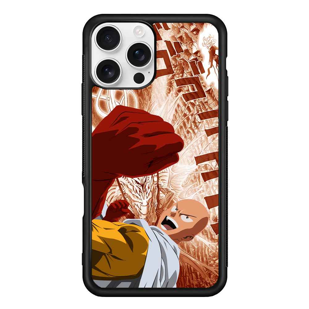 One Punch Man Spirit Shout iPhone 16 Pro Case