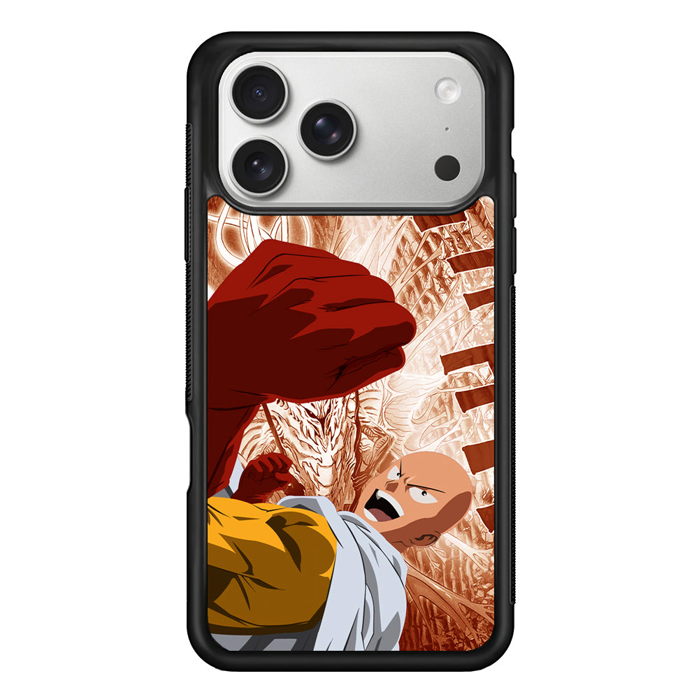 One Punch Man Spirit Shout iPhone 17 Pro Case