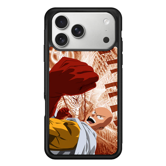 One Punch Man Spirit Shout iPhone 17 Pro Case