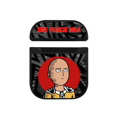 One Punch Man The Good Guy Apple Airpods Case Black