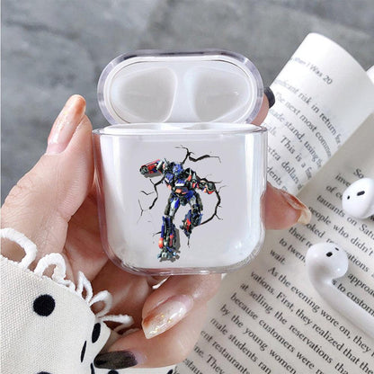 Optimus Prime Transformer 3D Apple Airpods Clear Case