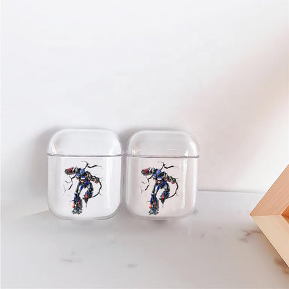 Optimus Prime Transformer 3D Apple Airpods Clear Case
