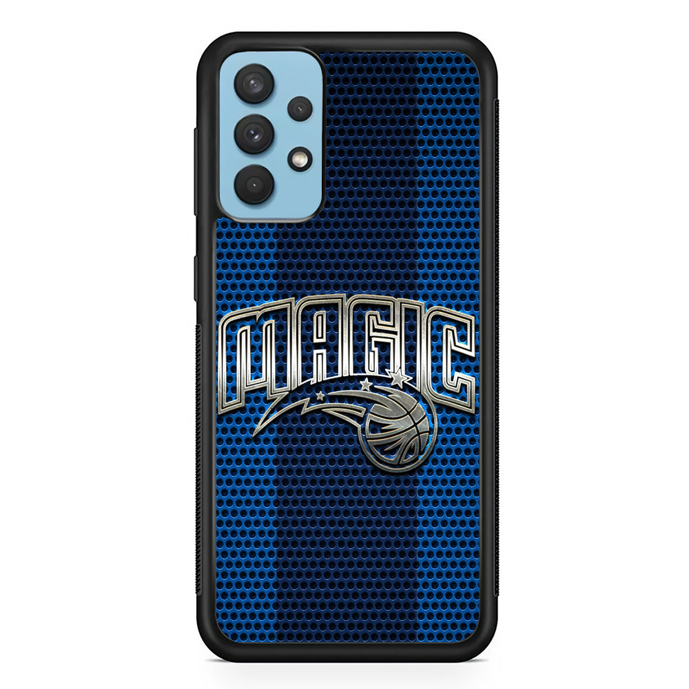 Orlando Magic Team Stripe Pattern Samsung Galaxy A32 Case