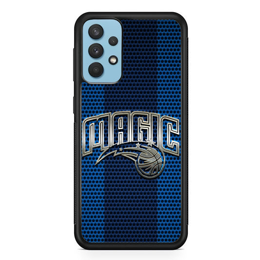 Orlando Magic Team Stripe Pattern Samsung Galaxy A32 Case