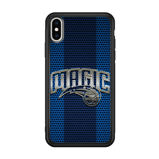 Orlando Magic Team Stripe Pattern iPhone XS Case