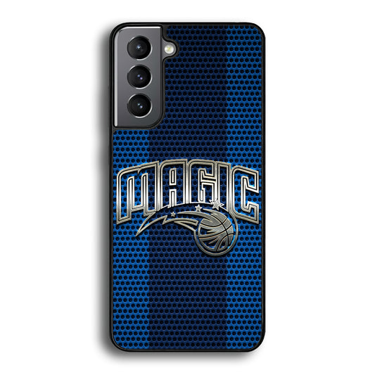 Orlando Magic Team Stripe Pattern Samsung Galaxy S21 Case