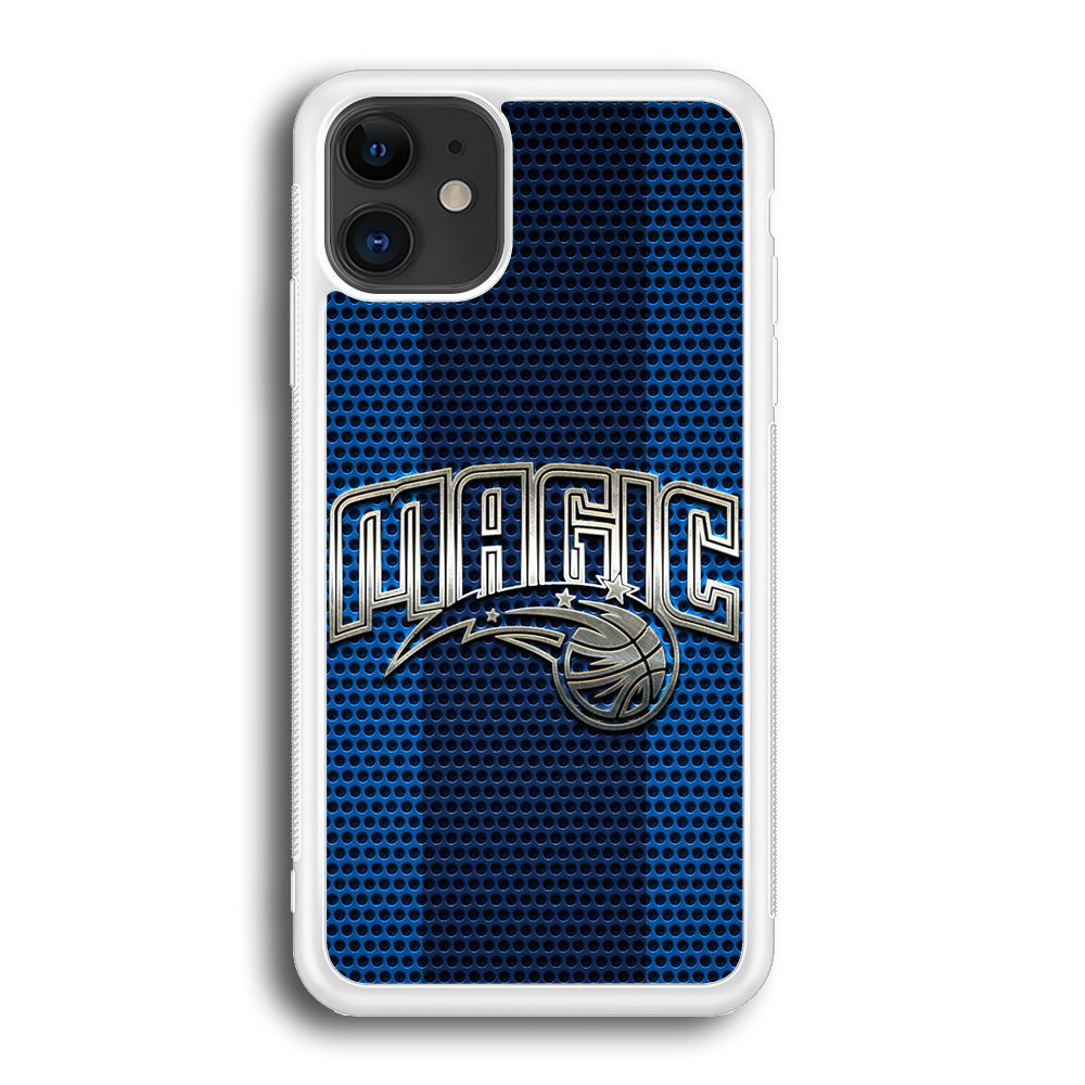 Orlando Magic Team Stripe Pattern iPhone 12 Case