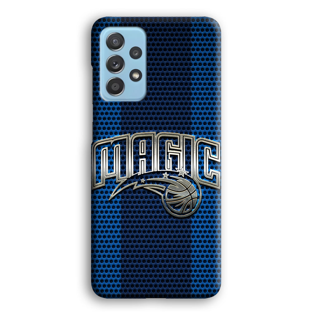 Orlando Magic Team Stripe Pattern Samsung Galaxy A52 Case