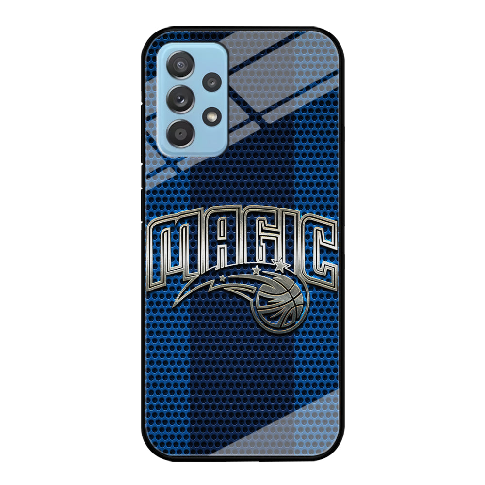 Orlando Magic Team Stripe Pattern Samsung Galaxy A72 Case