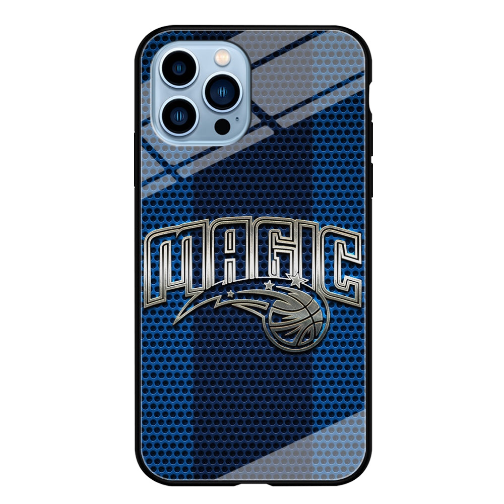 Orlando Magic Team Stripe Pattern iPhone 13 Pro Max Case