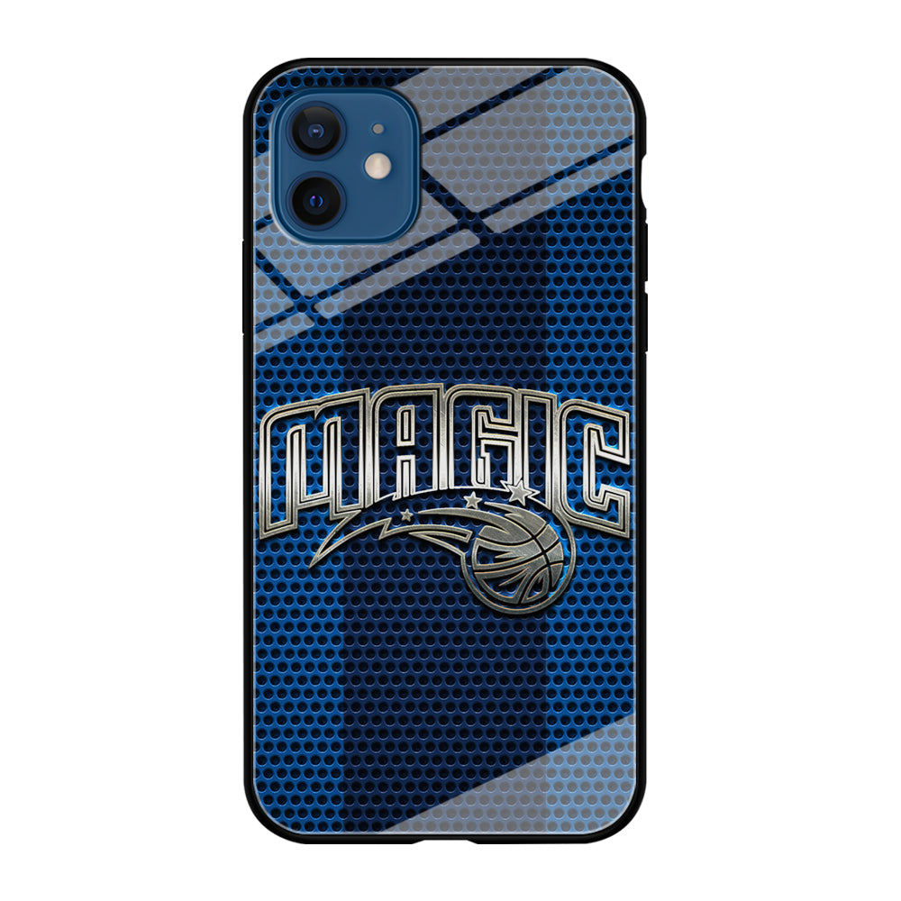 Orlando Magic Team Stripe Pattern iPhone 12 Case