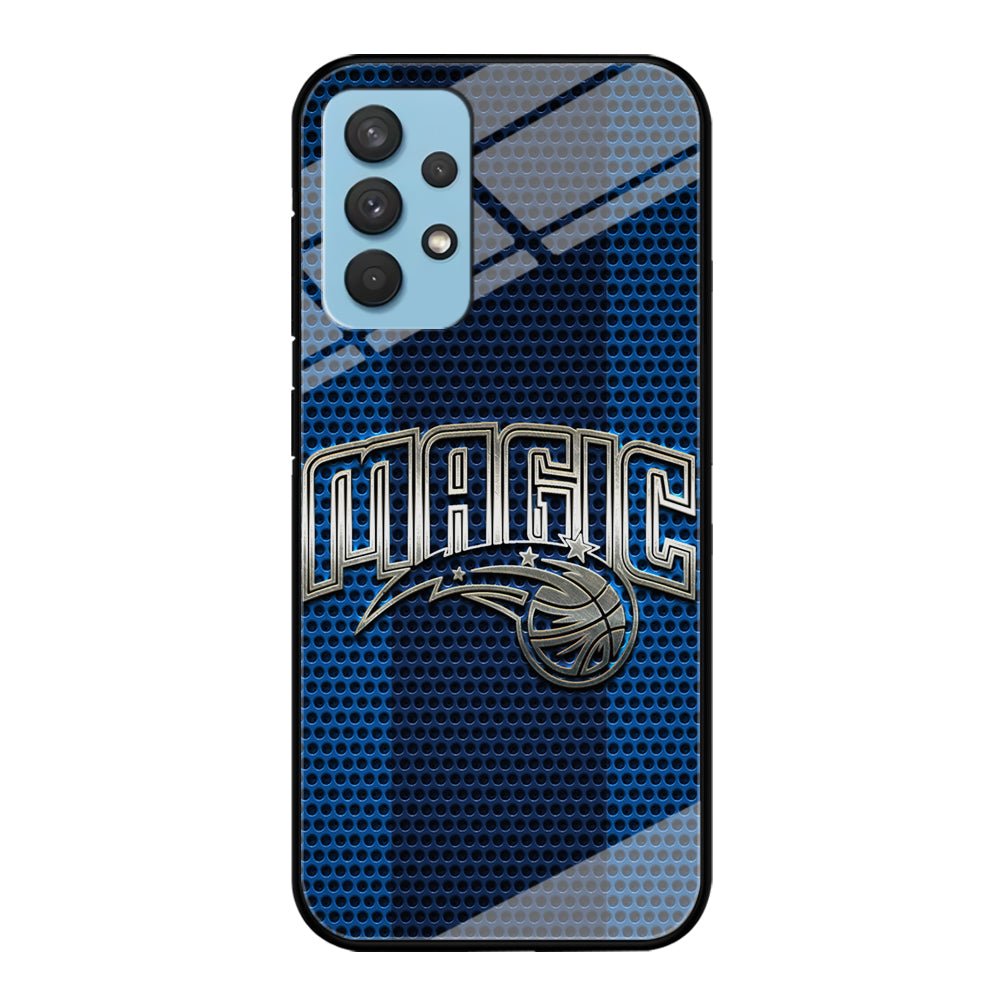 Orlando Magic Team Stripe Pattern Samsung Galaxy A32 Case