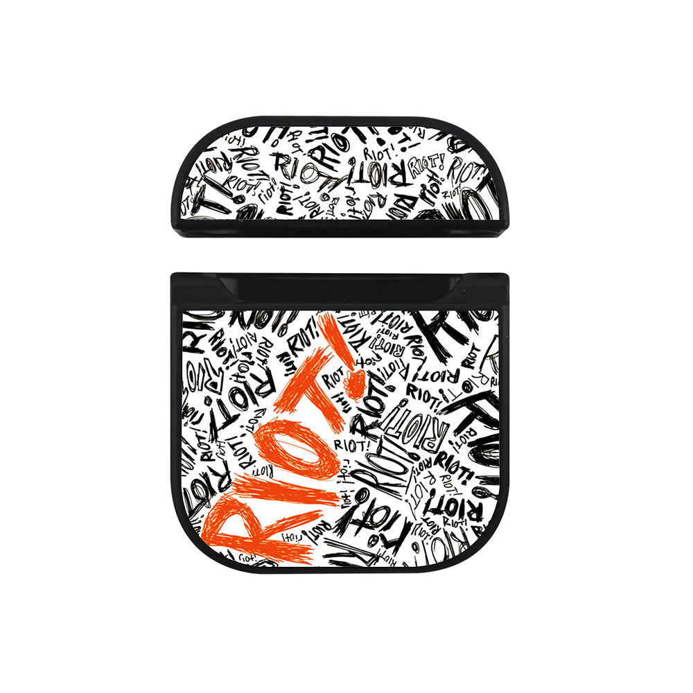 Paramore Riot Wallpaper Apple Airpods Case Black