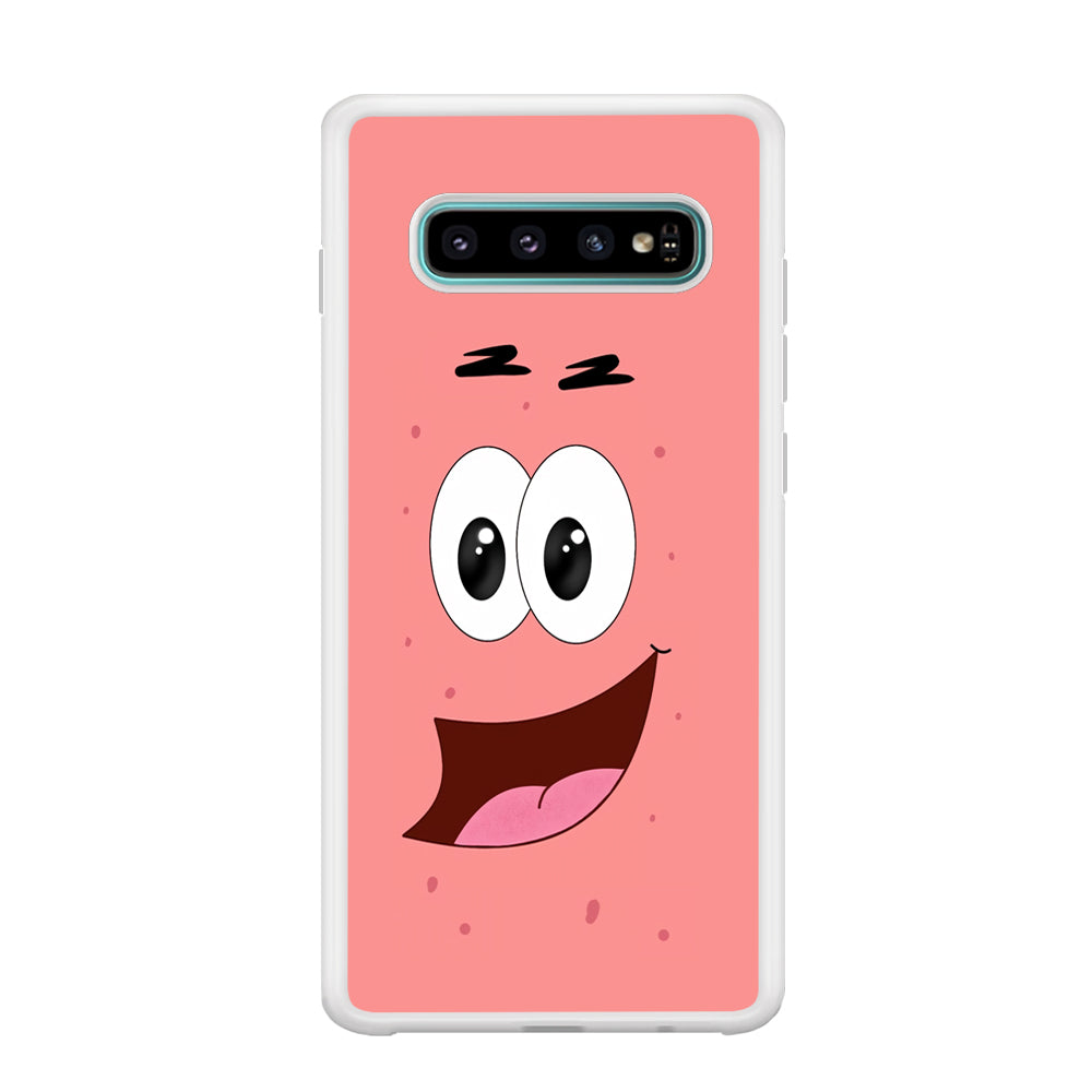 Patrick Face Character Samsung Galaxy S10 Case