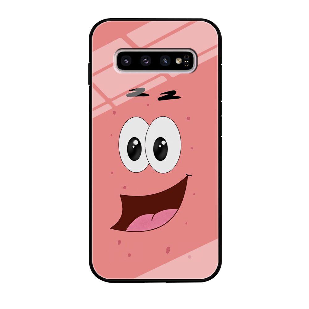 Patrick Face Character Samsung Galaxy S10 Case