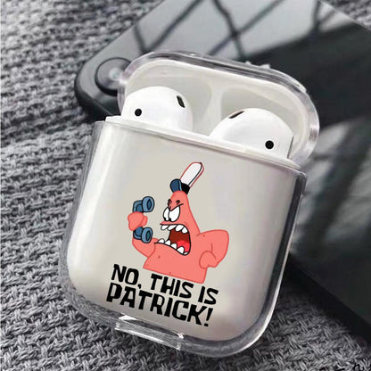 Patrick Krusty Krab Call Center Apple Airpods Clear Case