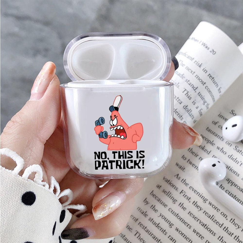 Patrick Krusty Krab Call Center Apple Airpods Clear Case