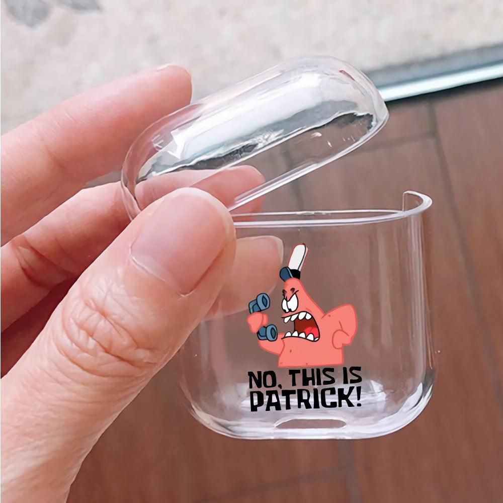 Patrick Krusty Krab Call Center Apple Airpods Clear Case