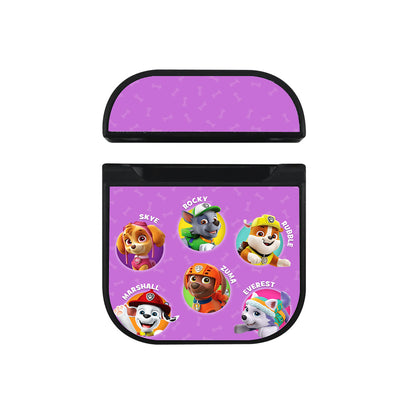Paw Patrol All Character Apple Airpods Case Black