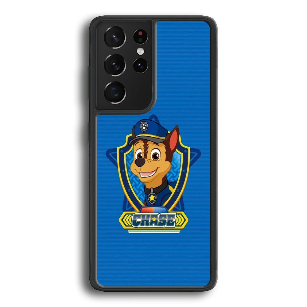 Paw Patrol Chase Photo Frame Samsung Galaxy S21 Ultra Case