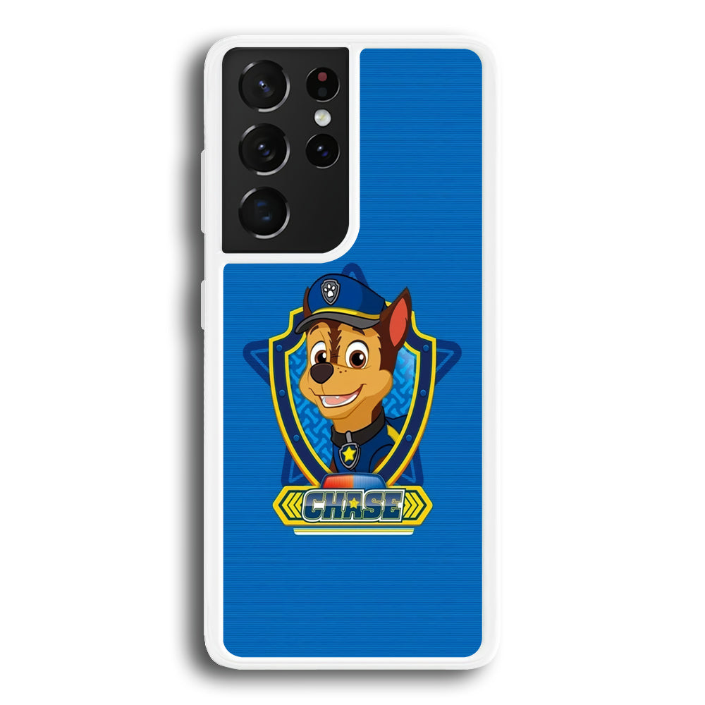 Paw Patrol Chase Photo Frame Samsung Galaxy S21 Ultra Case