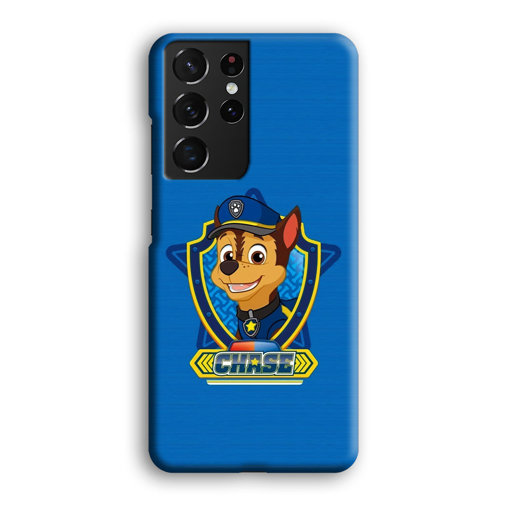 Paw Patrol Chase Photo Frame Samsung Galaxy S21 Ultra Case