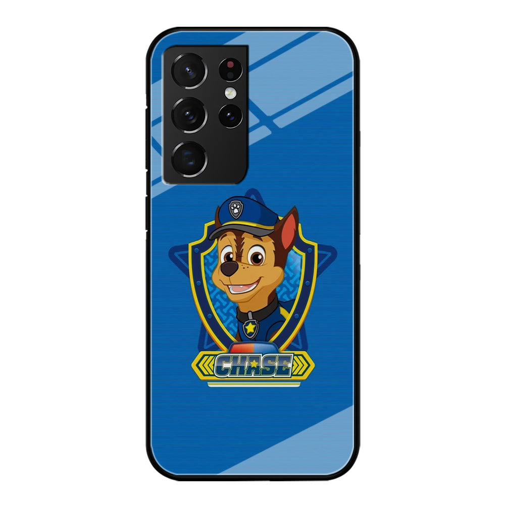 Paw Patrol Chase Photo Frame Samsung Galaxy S21 Ultra Case