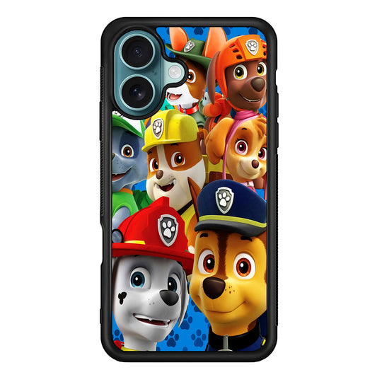 Paw Patrol Job of Team iPhone 16 Case