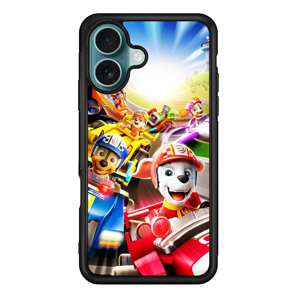 Paw Patrol Race iPhone 16 Case