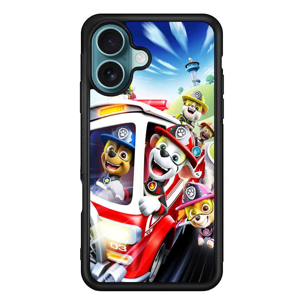 Paw Patrol Rescue Mode iPhone 16 Case