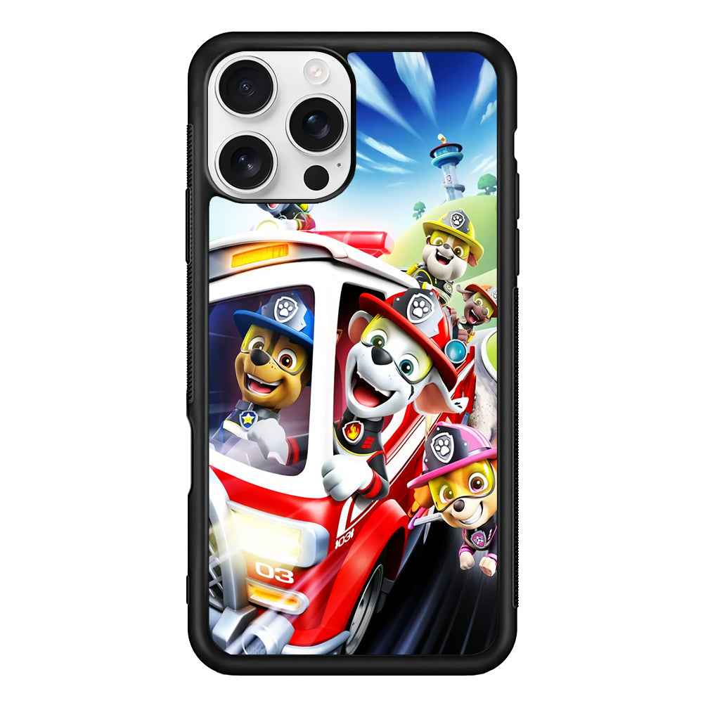 Paw Patrol Rescue Mode iPhone 16 Pro Case