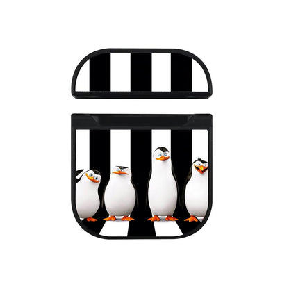 Penguins Of Madagascar Apple Airpods Case Black