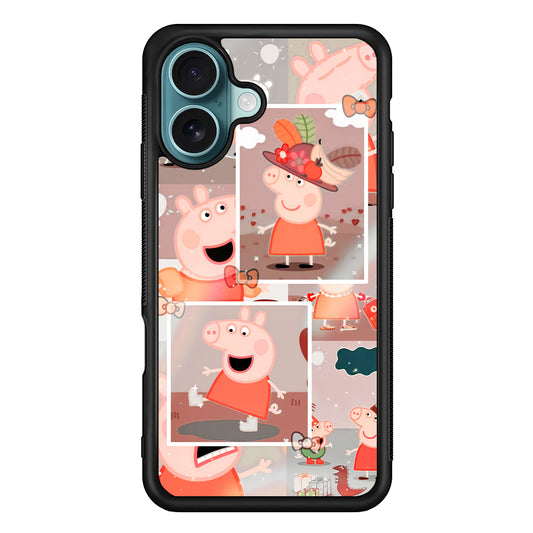 Peppa Pig Aesthetic In Frame iPhone 16 Case