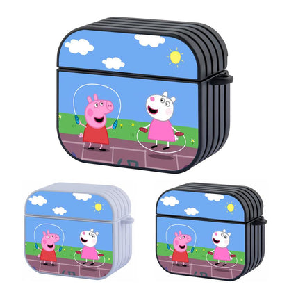 Peppa Pig Afternoon with Smile Apple Airpods 4 Case