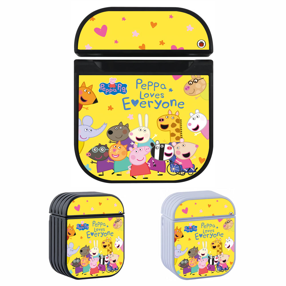 Peppa Pig Character Yellow Apple Airpods Case